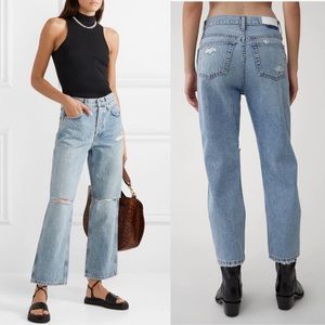Re/Done Low Slung Crop Jeans